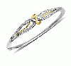 best seller 14k white gold bangles women